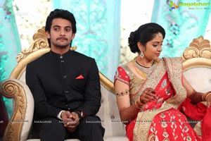 Hero Aadi Wedding Reception