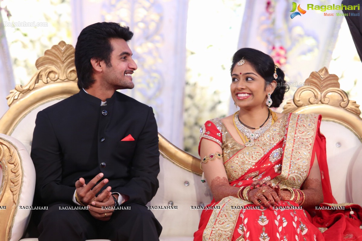 Hero Aadi Wedding Reception