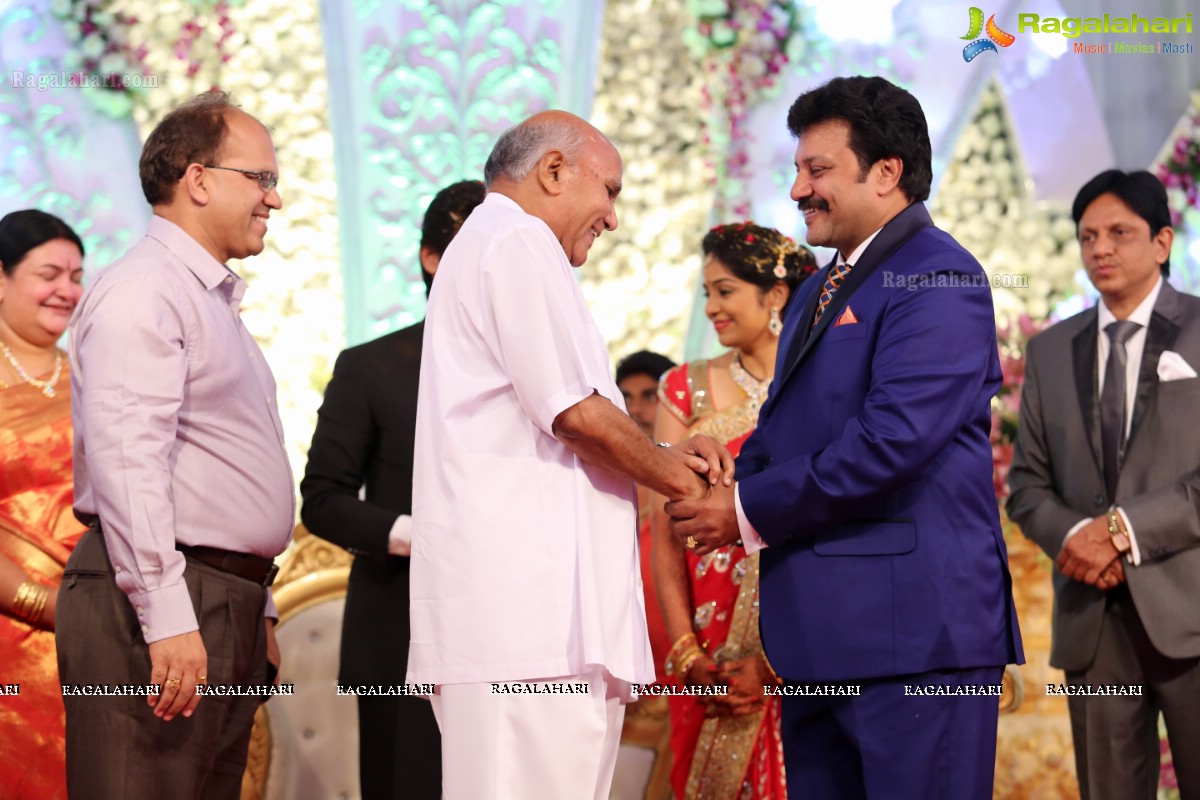 Hero Aadi Wedding Reception