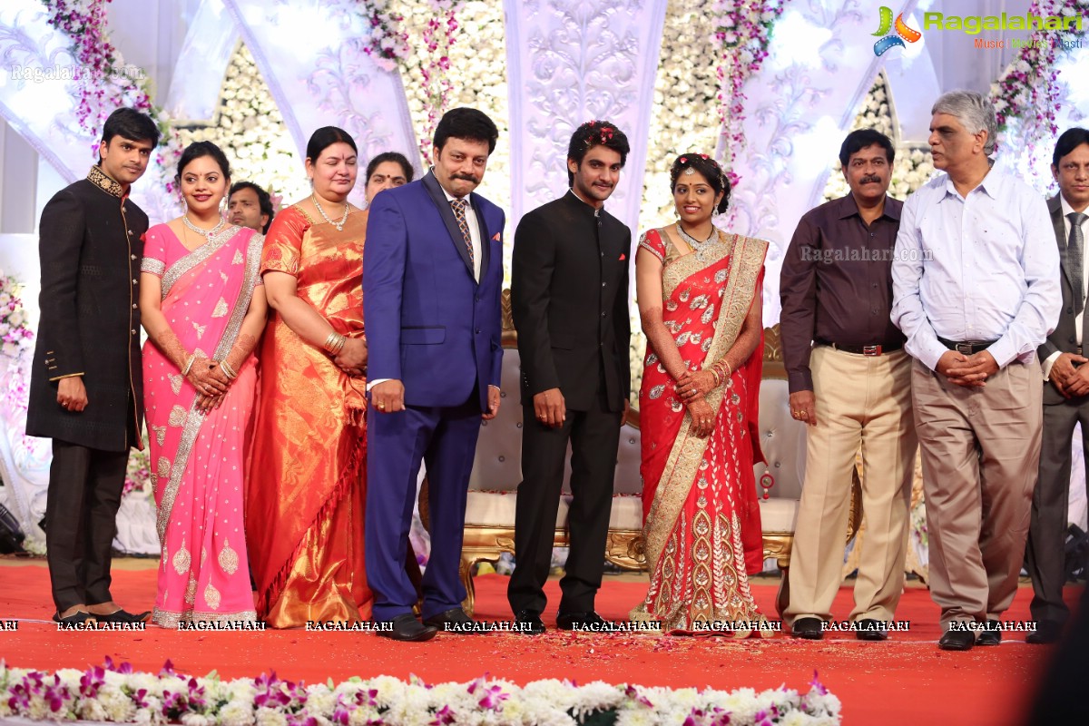 Hero Aadi Wedding Reception