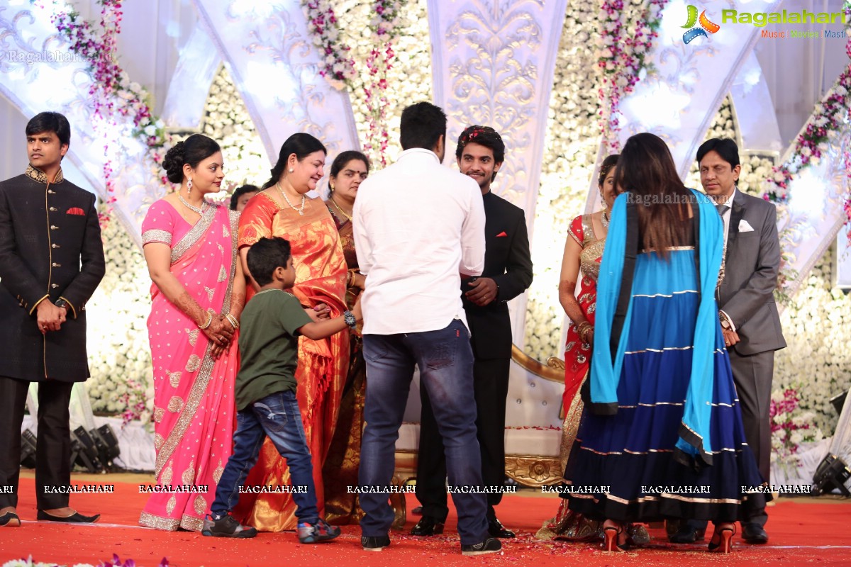 Hero Aadi Wedding Reception