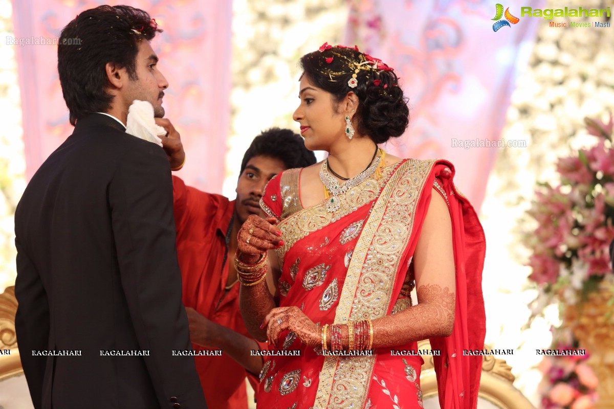 Hero Aadi Wedding Reception