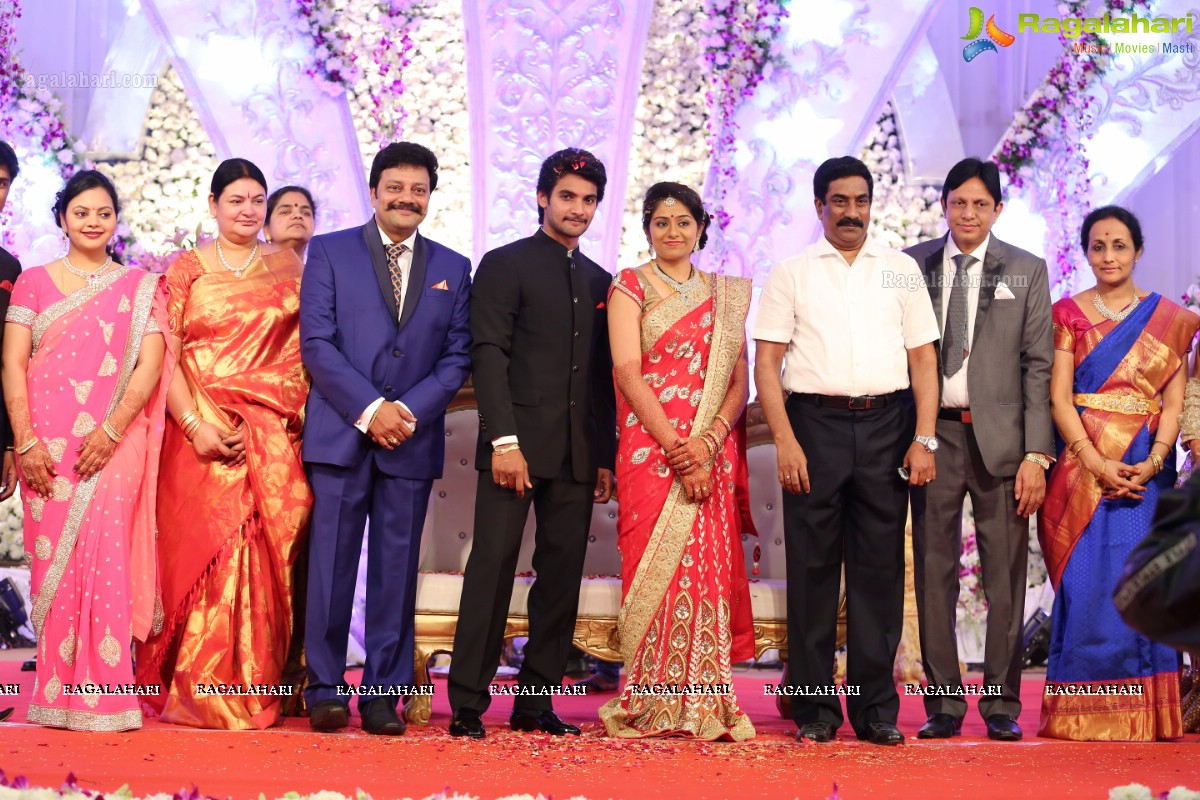 Hero Aadi Wedding Reception