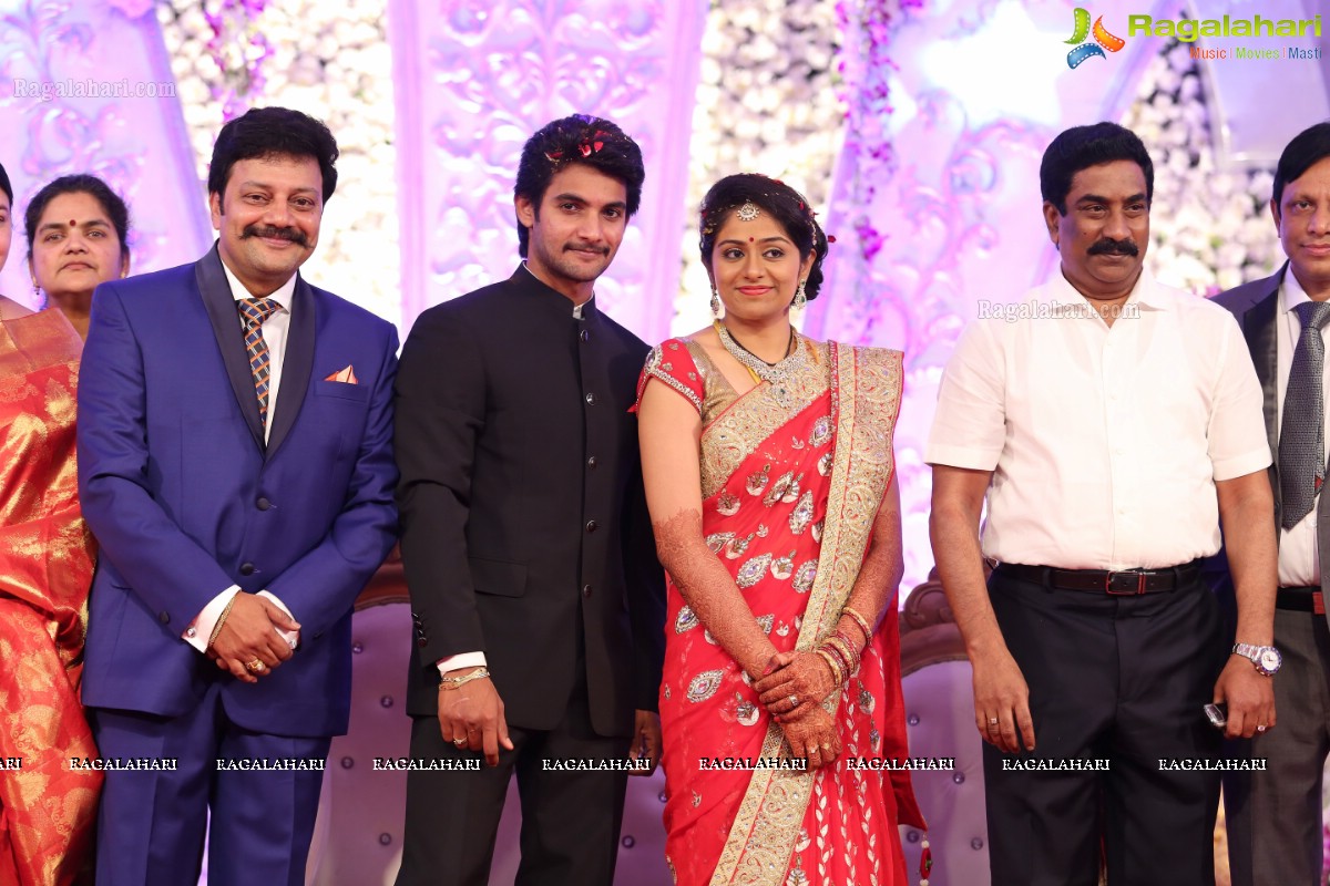 Hero Aadi Wedding Reception