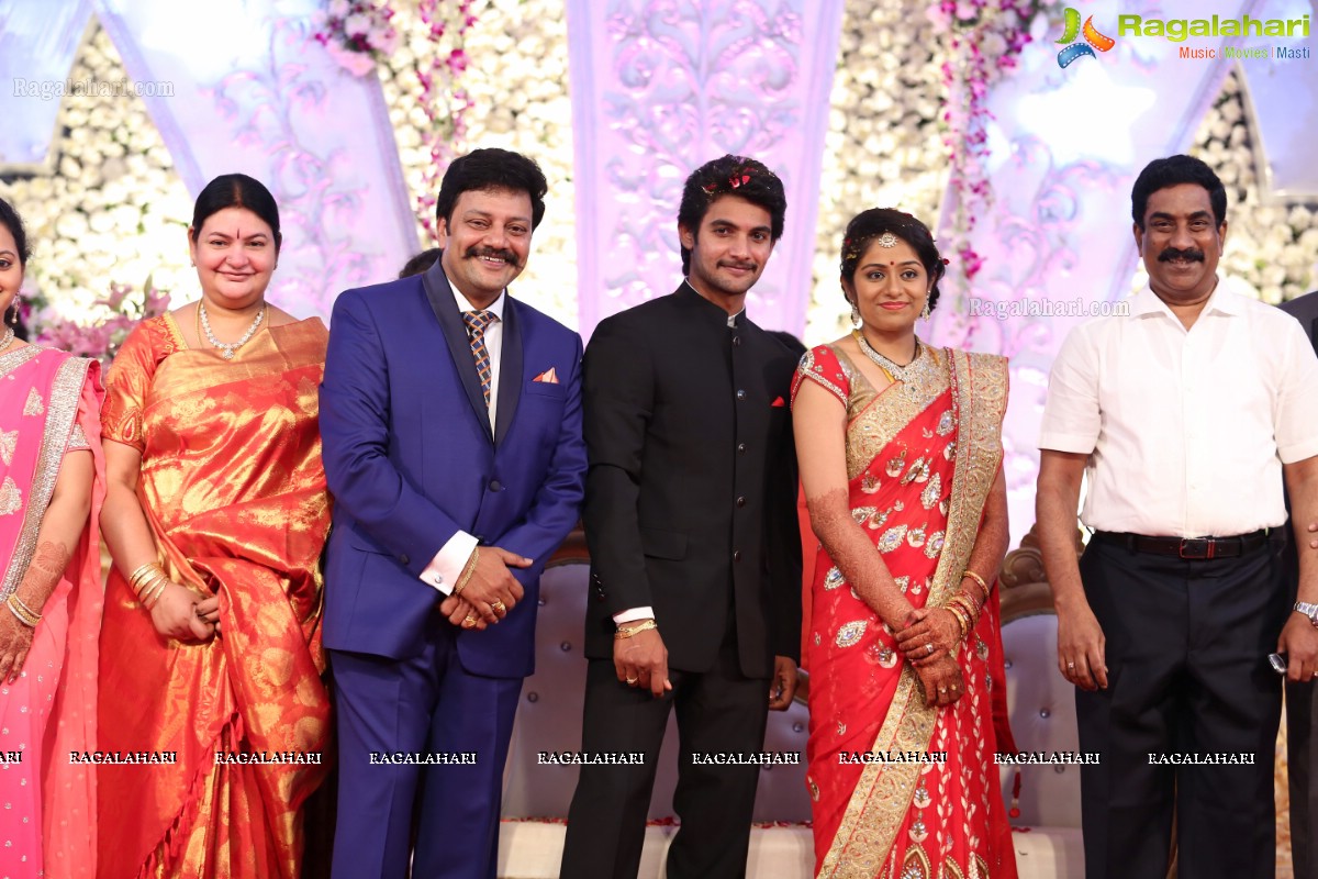 Hero Aadi Wedding Reception