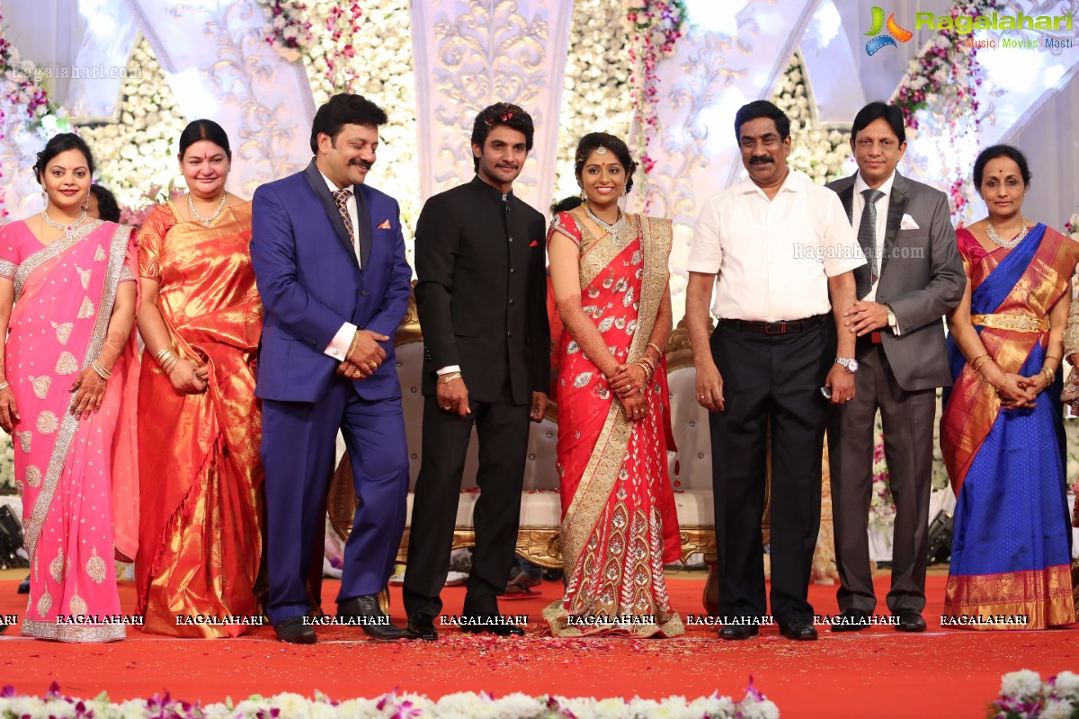 Hero Aadi Wedding Reception