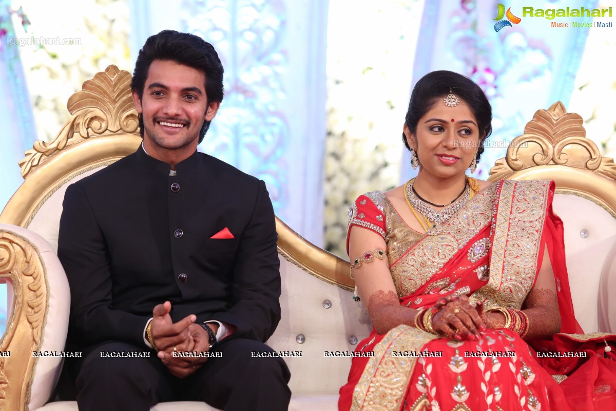 Hero Aadi Wedding Reception