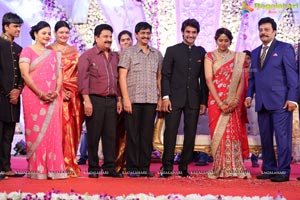 Hero Aadi Wedding Reception