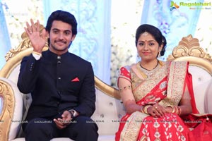 Hero Aadi Wedding Reception