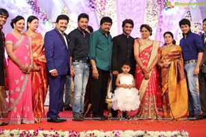 Hero Aadi Wedding Reception