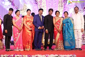 Hero Aadi Wedding Reception