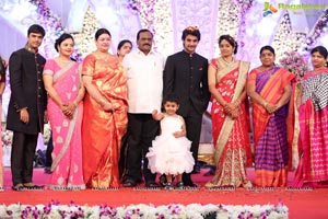 Hero Aadi Wedding Reception