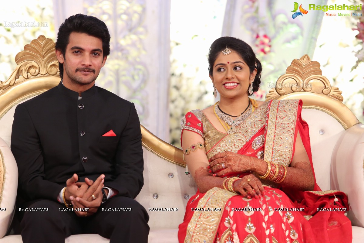 Hero Aadi Wedding Reception