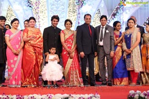 Hero Aadi Wedding Reception