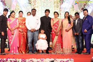 Hero Aadi Wedding Reception