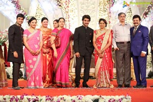 Hero Aadi Wedding Reception