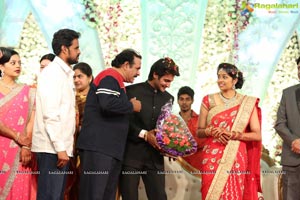 Hero Aadi Wedding Reception