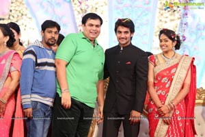 Hero Aadi Wedding Reception