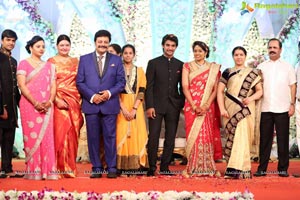 Hero Aadi Wedding Reception