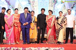 Hero Aadi Wedding Reception