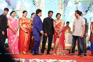 Hero Aadi Wedding Reception