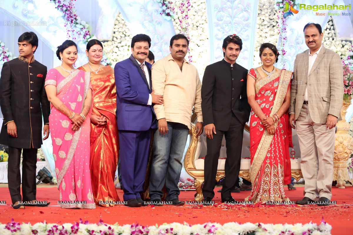 Hero Aadi Wedding Reception