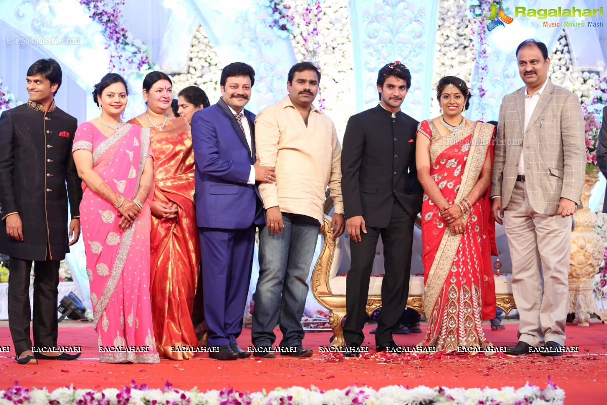 Hero Aadi Wedding Reception