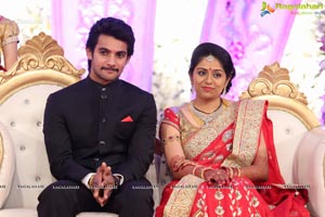 Hero Aadi Wedding Reception