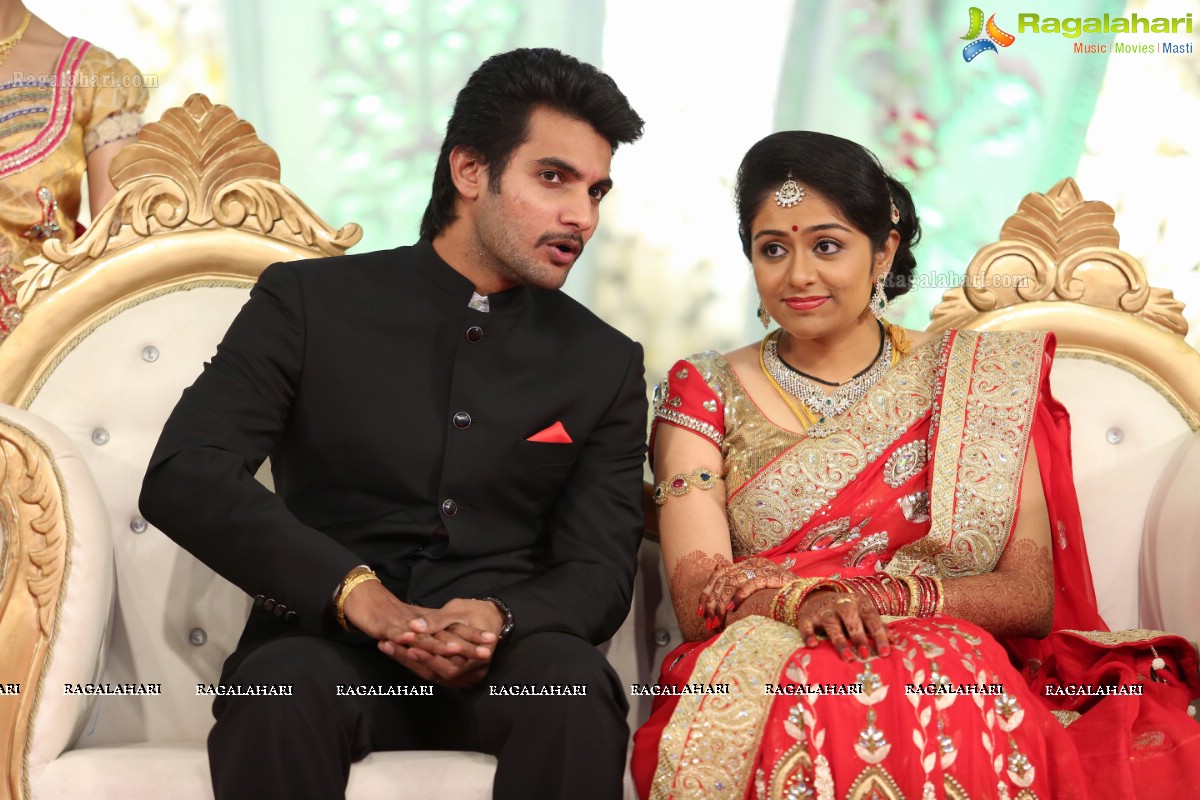 Hero Aadi Wedding Reception