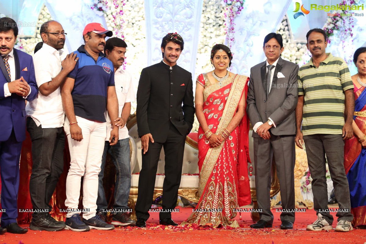 Hero Aadi Wedding Reception