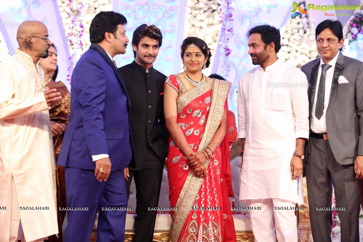 Hero Aadi Wedding Reception