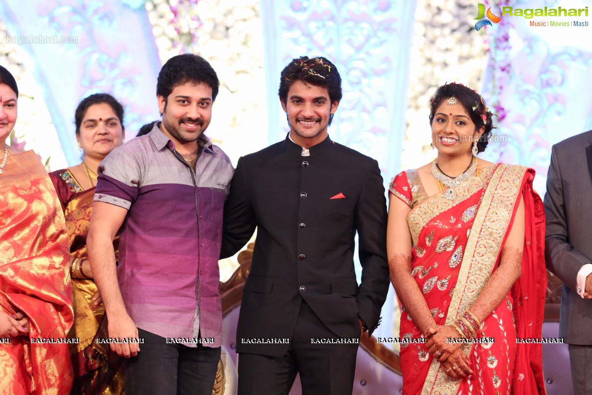 Hero Aadi Wedding Reception