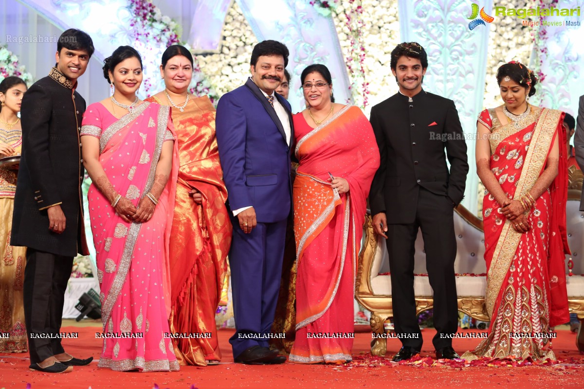 Hero Aadi Wedding Reception