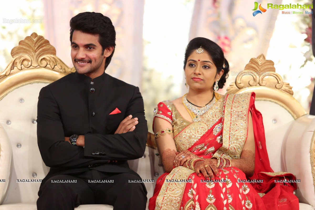 Hero Aadi Wedding Reception