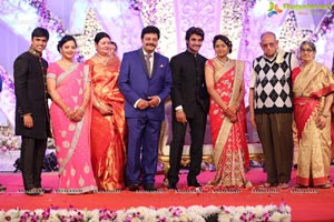 Hero Aadi Wedding Reception