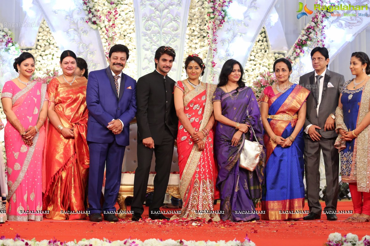 Hero Aadi Wedding Reception