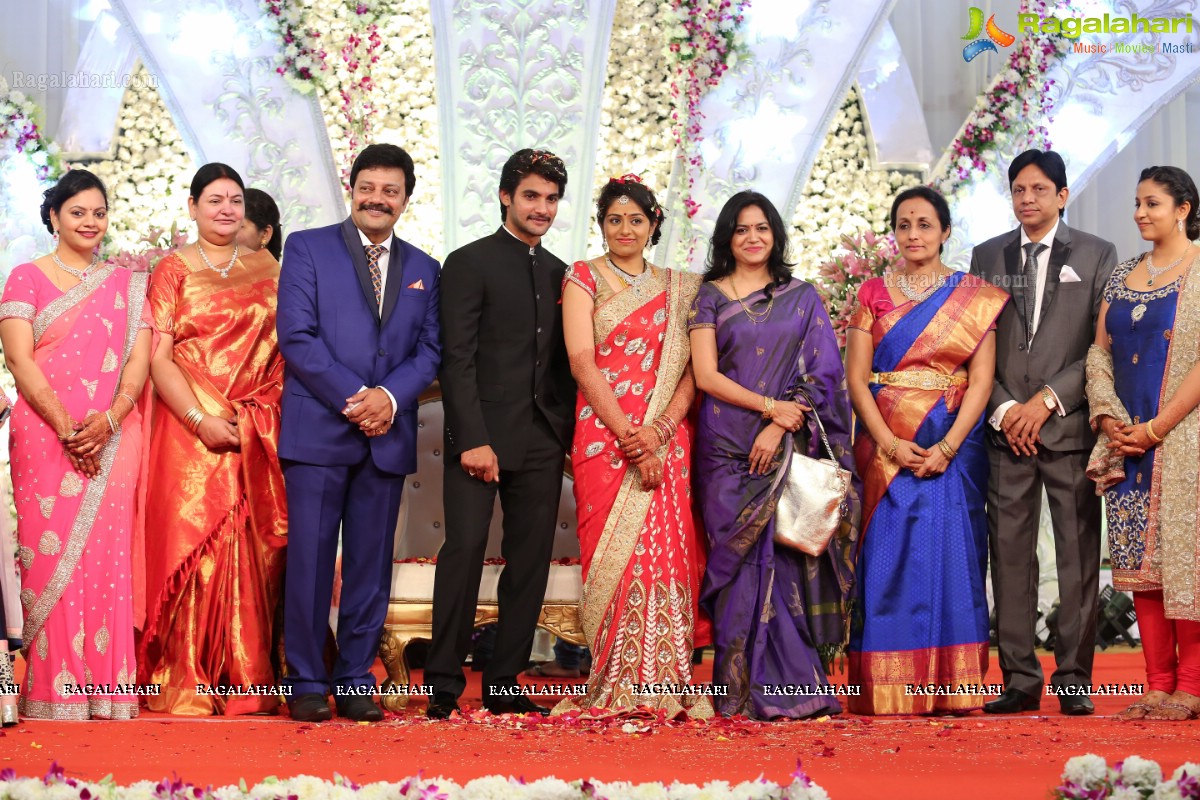 Hero Aadi Wedding Reception