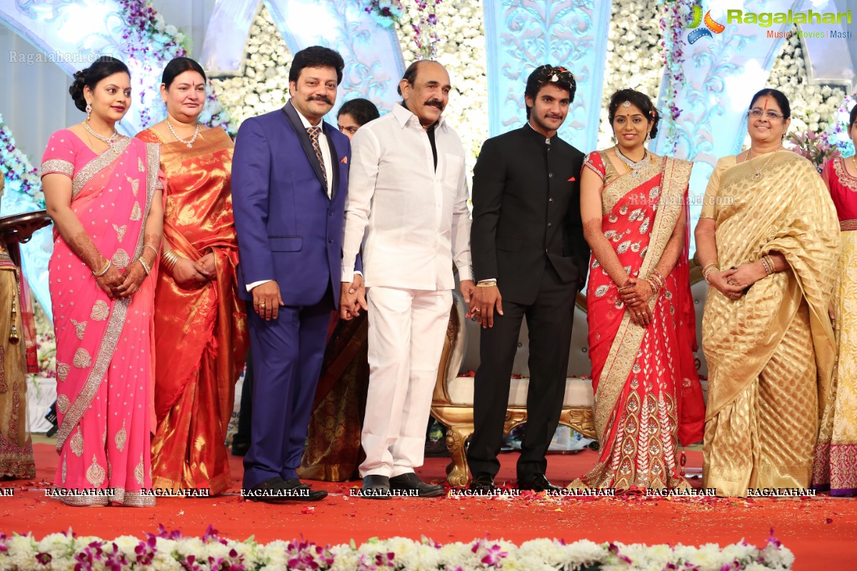 Hero Aadi Wedding Reception