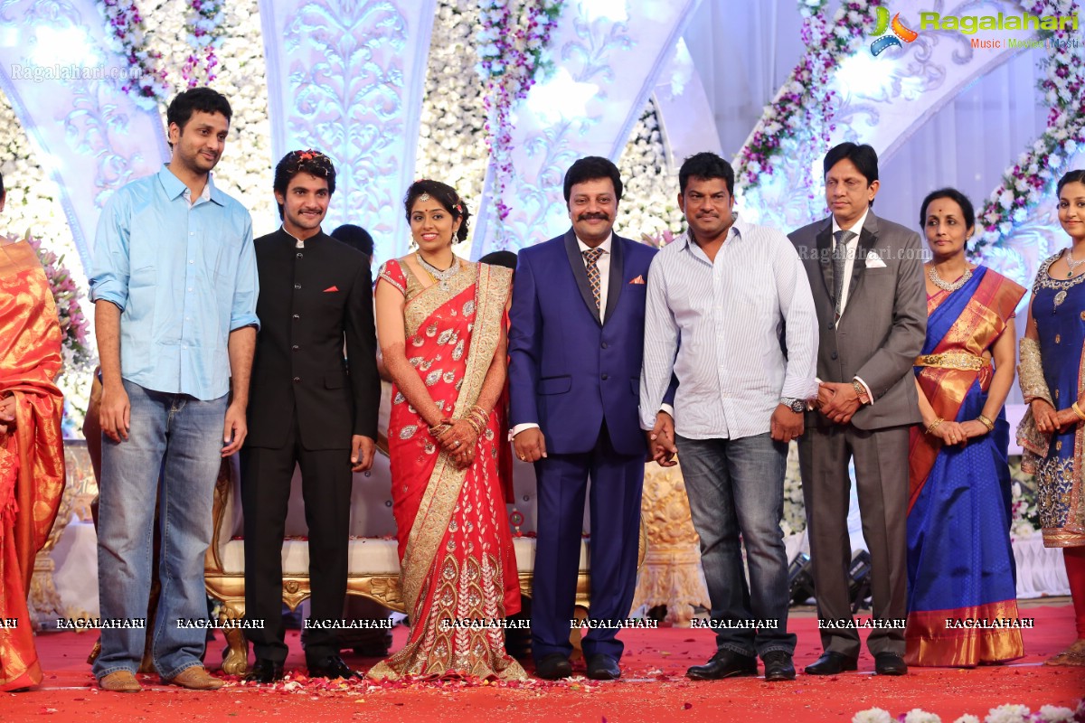 Hero Aadi Wedding Reception