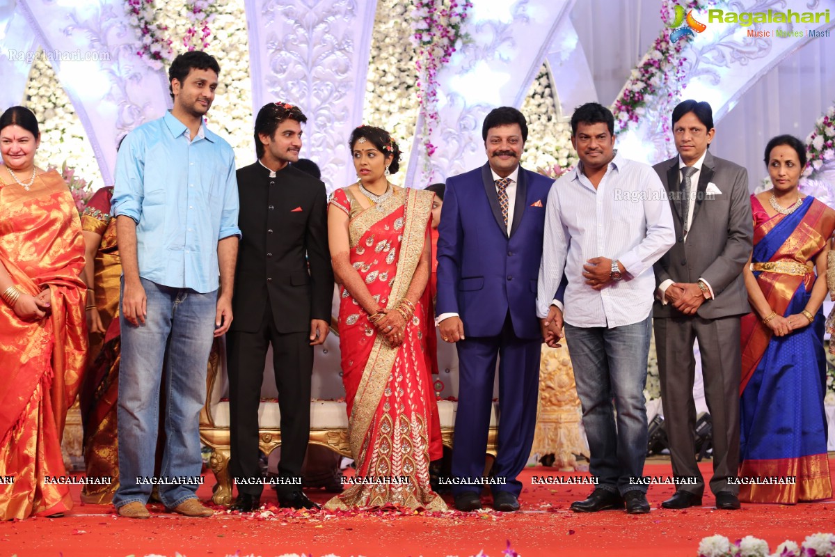 Hero Aadi Wedding Reception