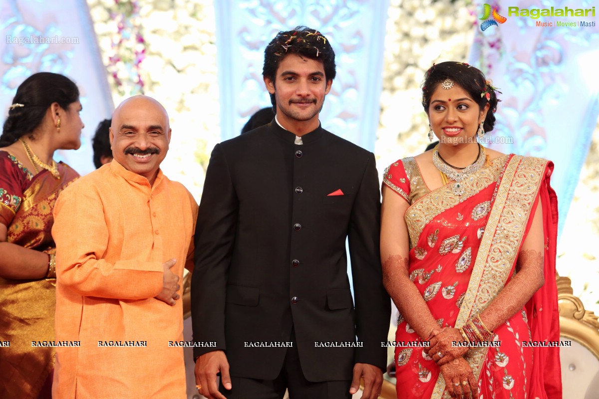 Hero Aadi Wedding Reception