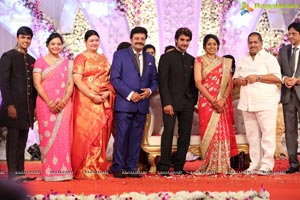 Hero Aadi Wedding Reception