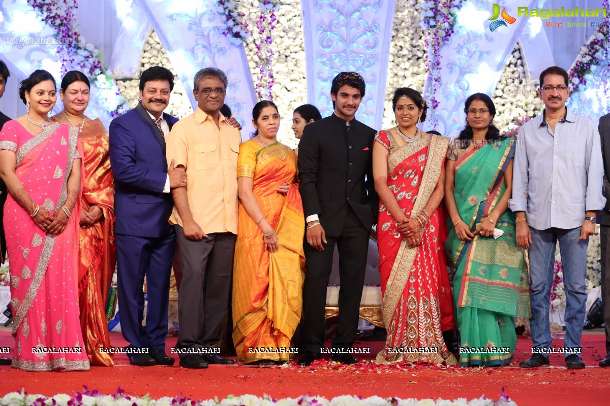 Hero Aadi Wedding Reception