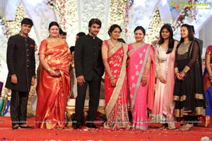 Hero Aadi Wedding Reception