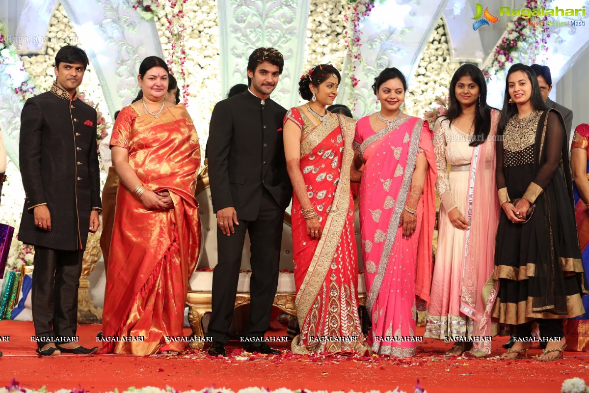 Hero Aadi Wedding Reception