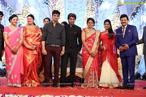 Hero Aadi Wedding Reception