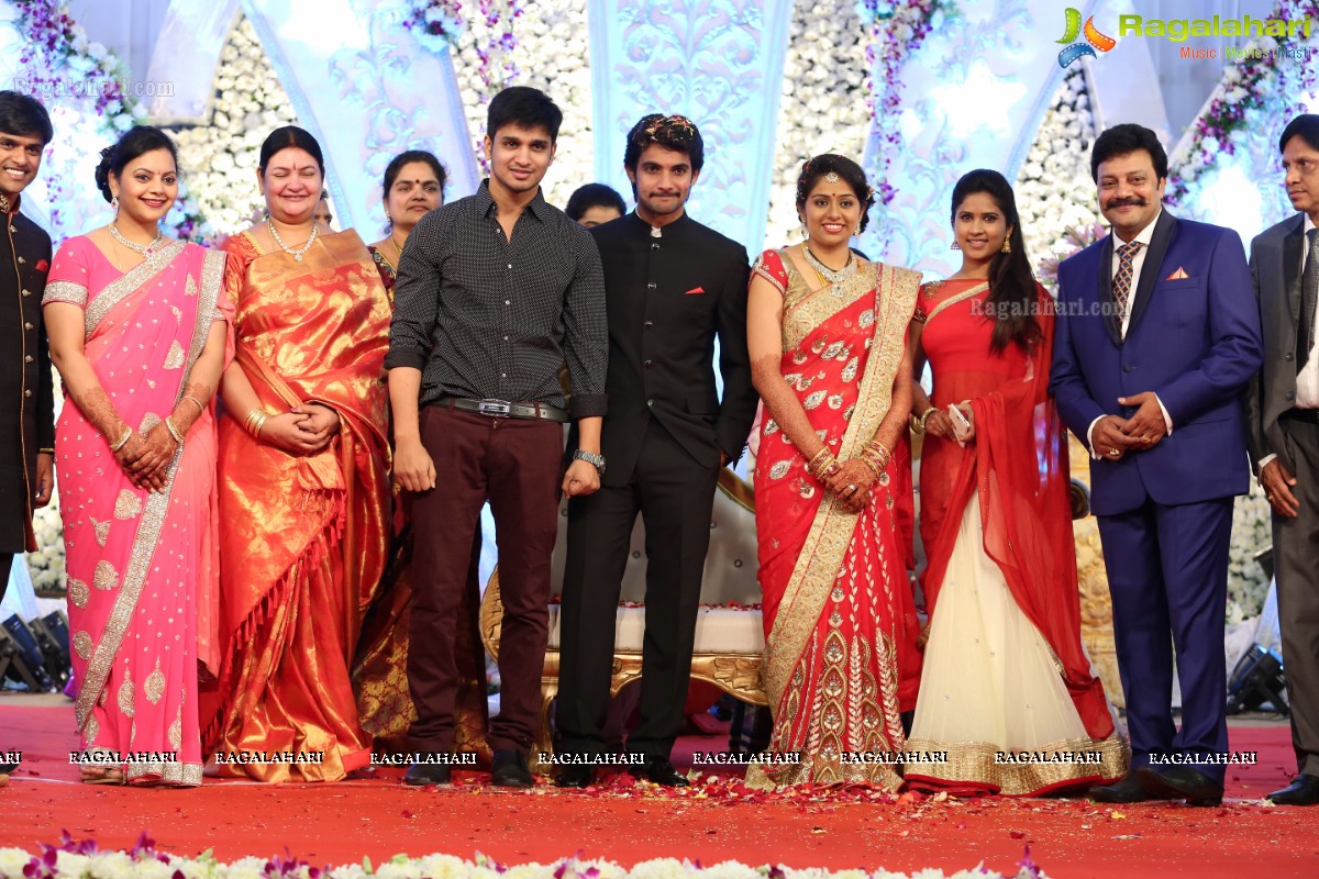 Hero Aadi Wedding Reception