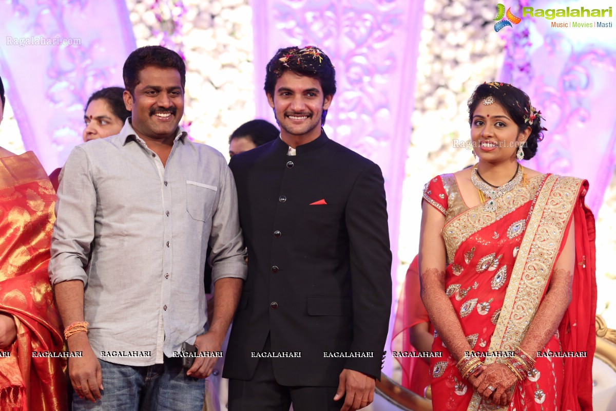 Hero Aadi Wedding Reception