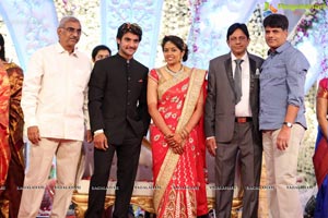 Hero Aadi Wedding Reception