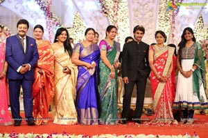 Hero Aadi Wedding Reception